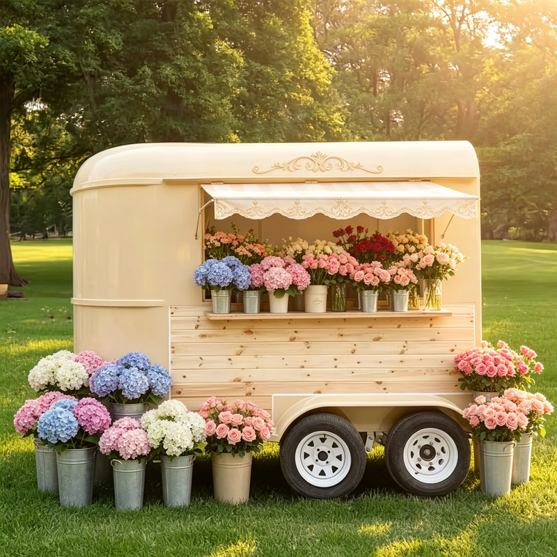 Coffee Equipment - Customized Hot Dog Cart Mobile Beer