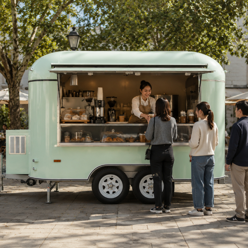 Coffee Equipment - Customized Food Truck Mobile with Kitchen