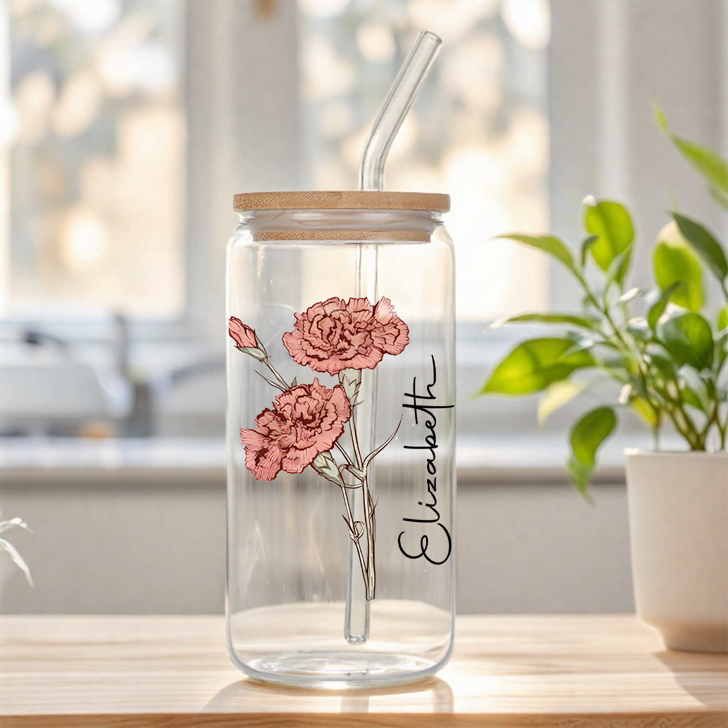 Personalized Floral Retro Iced - Coffee Equipment Gift 评论和价格