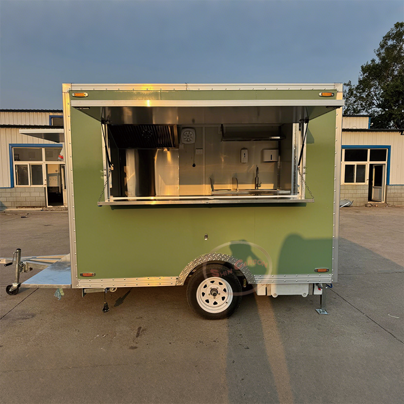 Concession Food Truck Trailer  - Equipment Of Coffee Shop 评论和价格