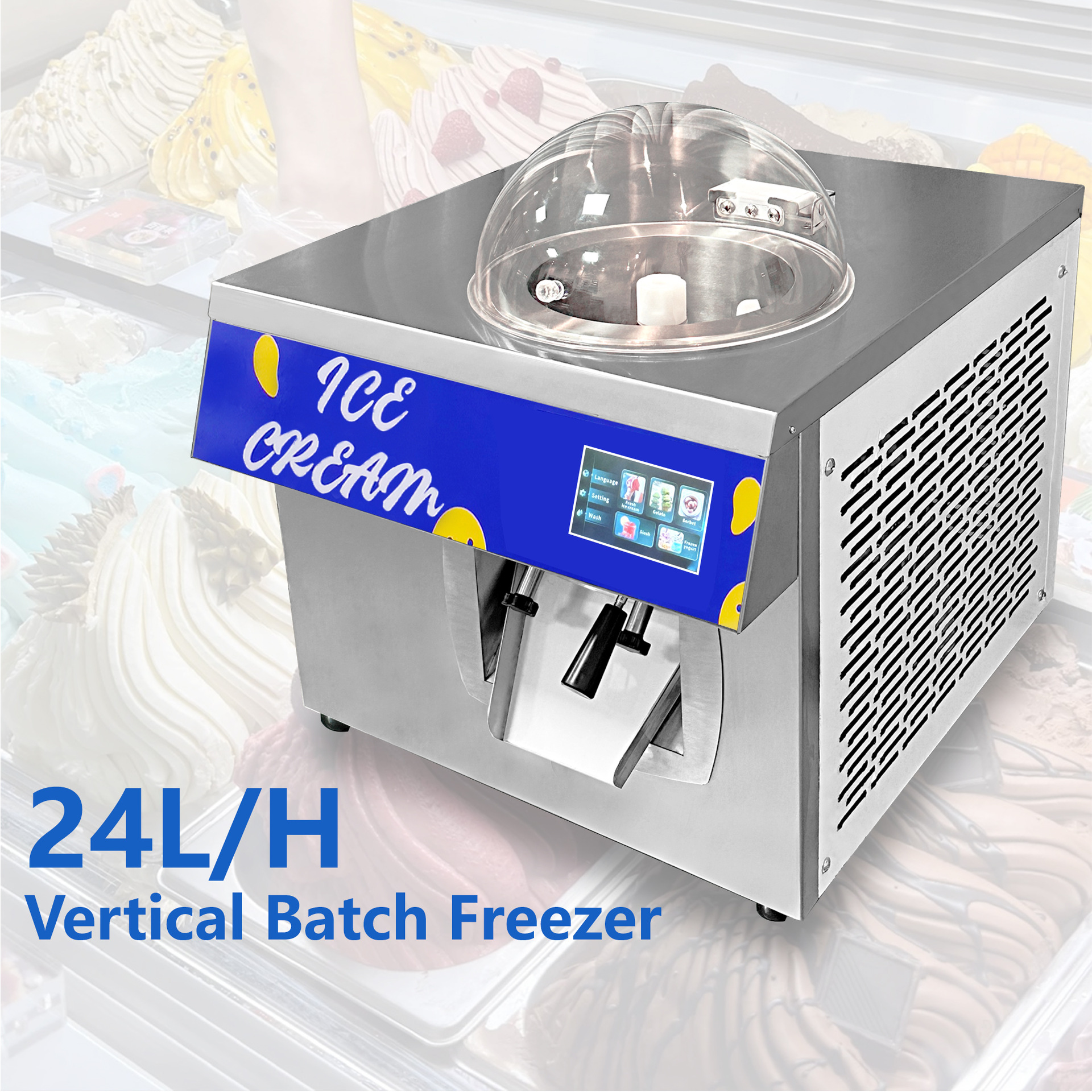24L/H Ice Cream Machine, Coffe - Equipment Of Coffee Shop 评论和价格