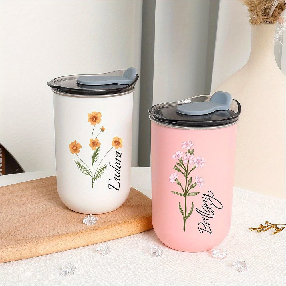 Customized birthday floral mug - Coffee Equipment Gift 评论和价格