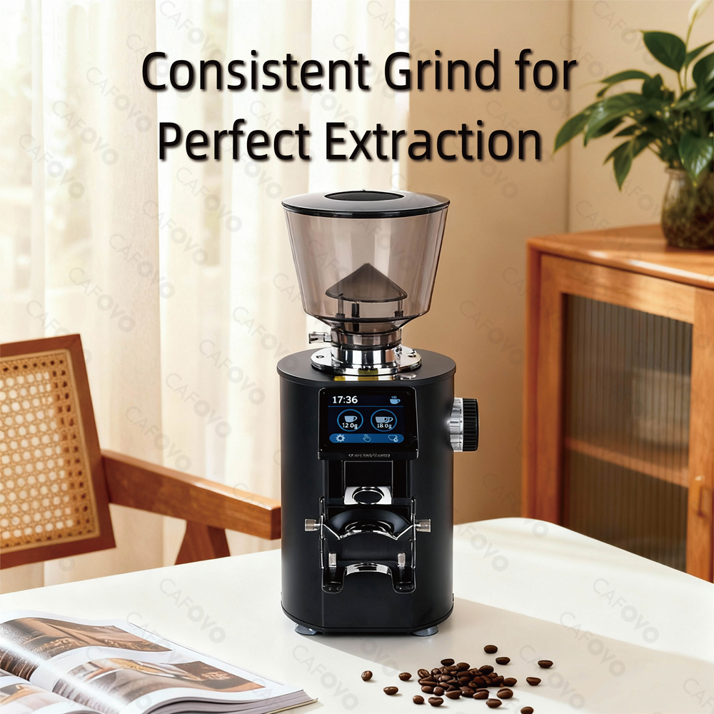 CAFOVO G664F Professional Weig - Coffee Grinder Burr Flat 评论和价格