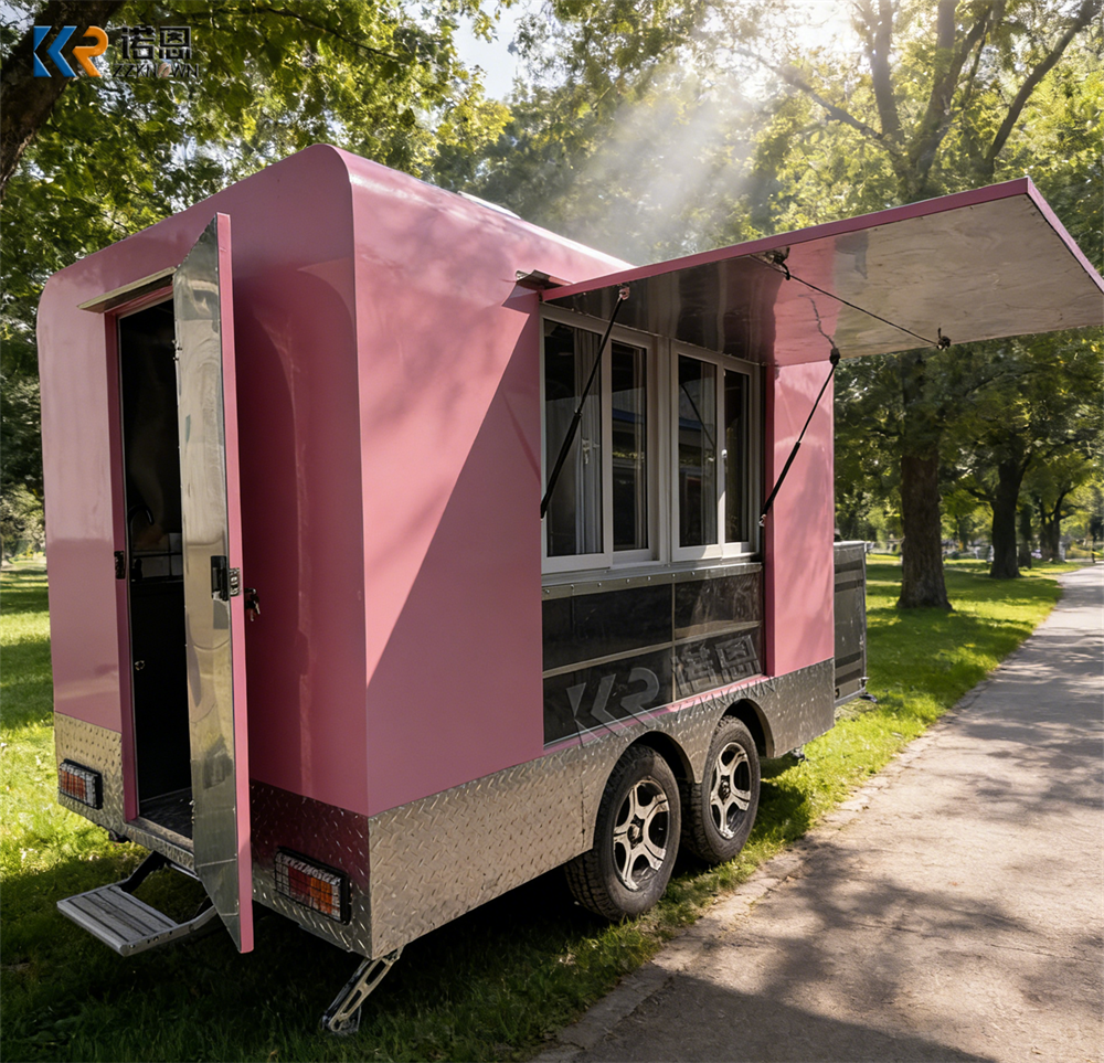 Mobile Fast Food Trailer Porta - Coffee Equipment 评论和价格