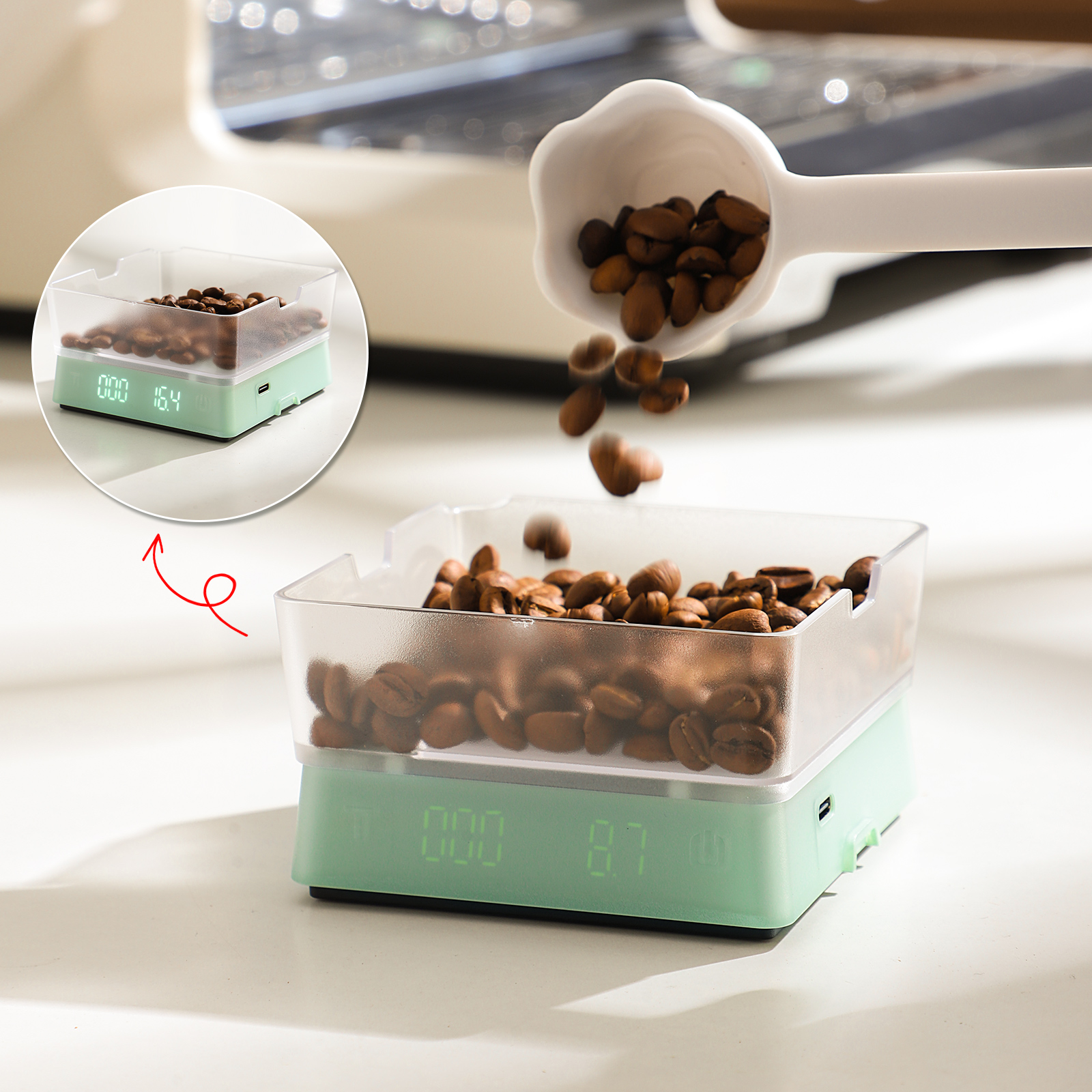 Bincoo electronic coffee scale - Coffee Equipment 评论和价格
