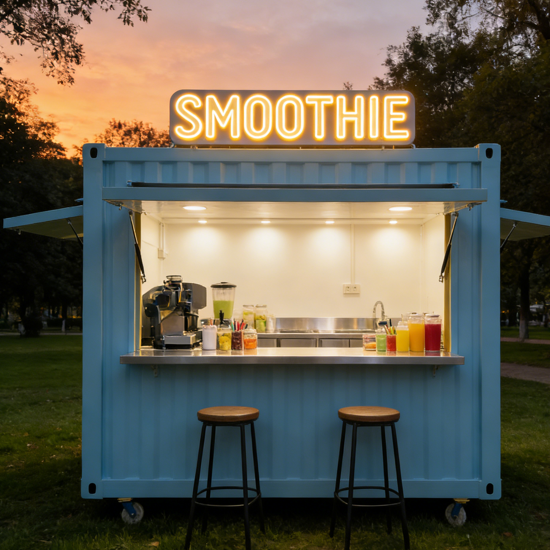 Modern Container Bar Container - Equipment Of Coffee Shop 评论和价格