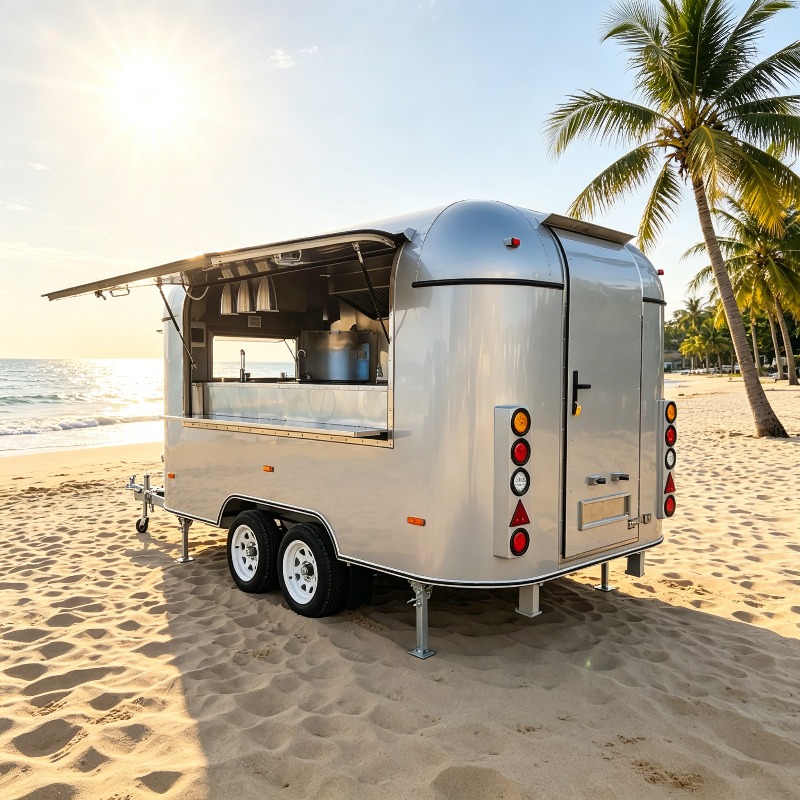 Customized Food Truck Mobile w - Coffee Equipment 评论和价格