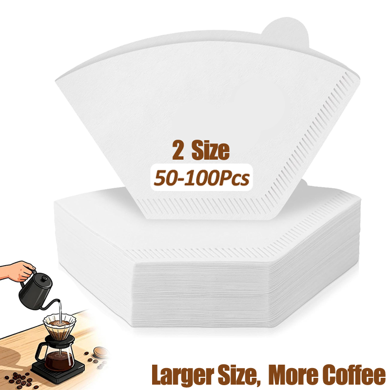 50/100 Pieces Coffee Filter Pa - Coffee Equipment Distributor 评论和价格