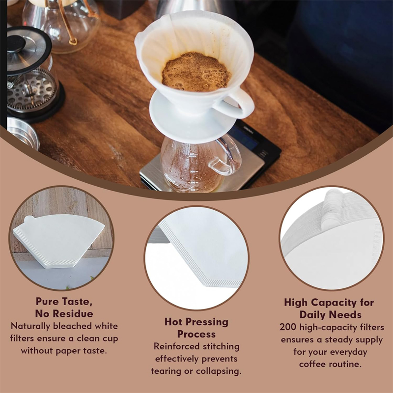50/100 Pieces Coffee Filter Pa - Coffee Equipment Distributor 评论和价格