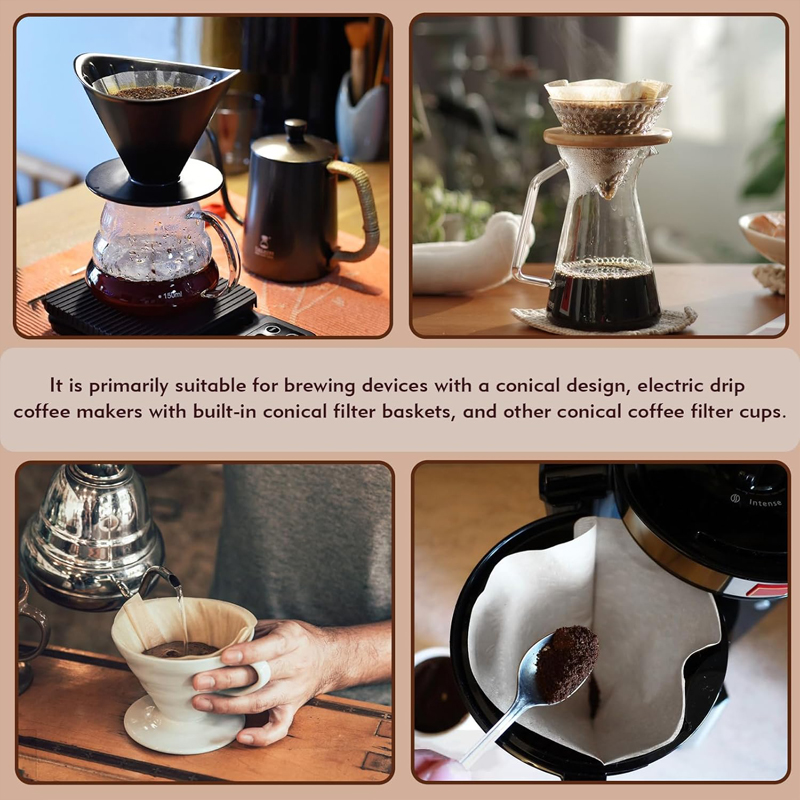 50/100 Pieces Coffee Filter Pa - Coffee Equipment Distributor 评论和价格