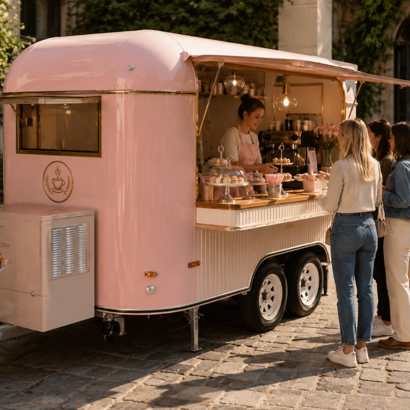 Food Cart Mobile Trailer Custo - Coffee Equipment 评论和价格