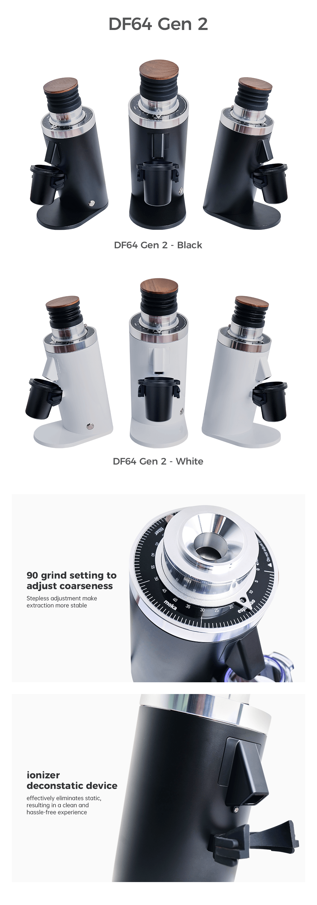 Gen2 DF64 Home Electric Coffee - Coffee Grinder Burr Flat 评论和价格